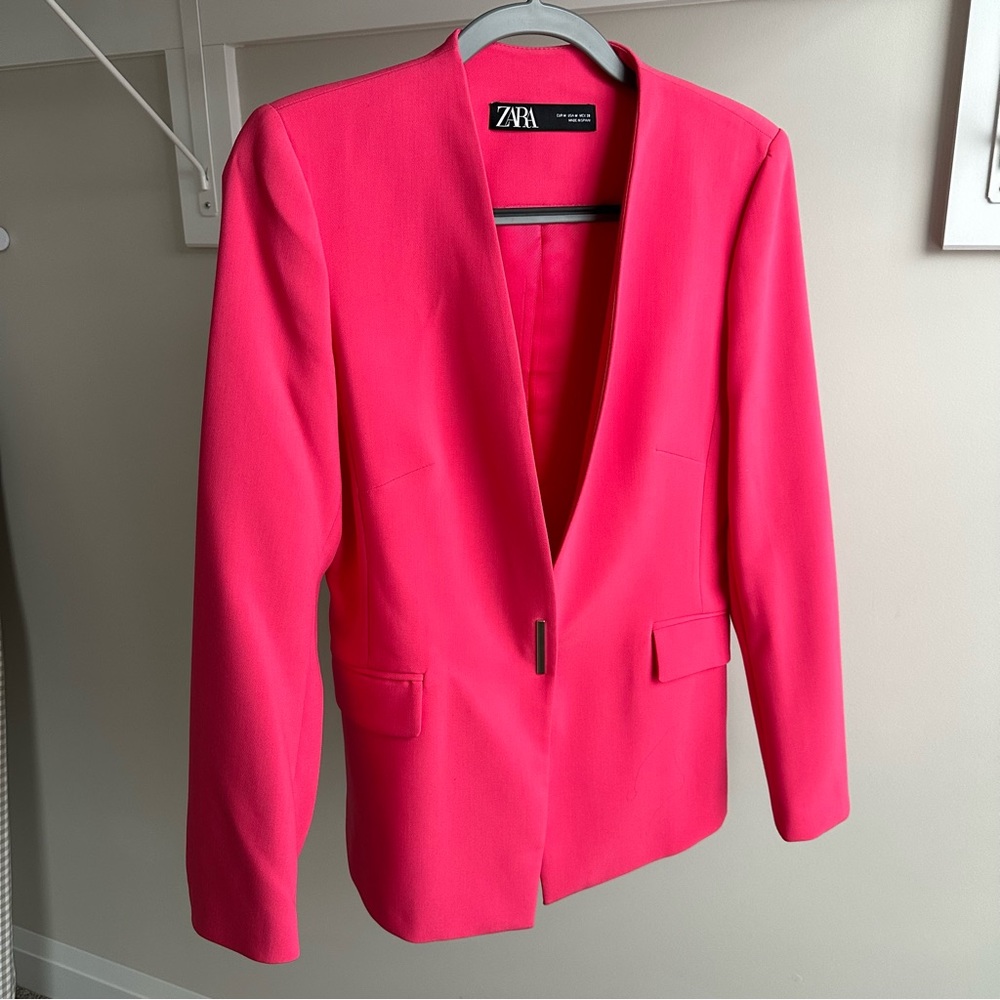 Zara Hot Pink Blazer - Sz M